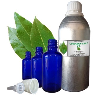CINNAMON LEAF Essential Oil, 100% Pure & Natural - 10 ML To 100 ML Therapeutic & Undiluted